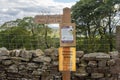 Moor Road sign , askrigg