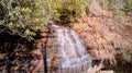 Moore Cove Falls in North Carolina Royalty Free Stock Photo