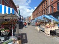 Moore Street in Dublin, Republic of Ireland