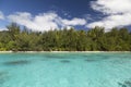 Moorea Island and Lagoon - French Polynesia Royalty Free Stock Photo