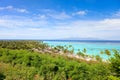 Moorea island landscape Royalty Free Stock Photo