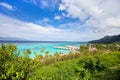 Moorea island landscape Royalty Free Stock Photo