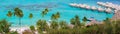 Moorea island panorama Royalty Free Stock Photo