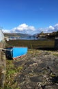 Moored Boat At Kyleakin Harbour, Isle Of Skye.