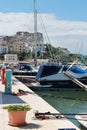 Port of Peschici, in Puglia.