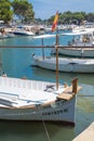Moored boats Portopetro Royalty Free Stock Photo