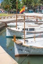 Moored boats Portopetro Royalty Free Stock Photo