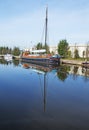 A Moored Canal Barge