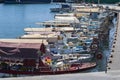 Moored fishing boats, Limassol, Cyprus Royalty Free Stock Photo