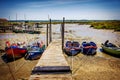 Moored Fishing Boats Royalty Free Stock Photo