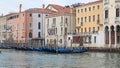 Moored Gondolas Canal Grande