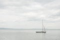 Moored sailboat Royalty Free Stock Photo