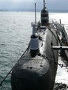 Moored Submarine at Naval Museum San Diego Royalty Free Stock Photo