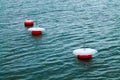 Mooring buoys with ice