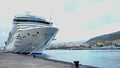 Santa Cruz,Tenerife,2022-03-26,Spain, the Costa Luminosa berthing in the harbor