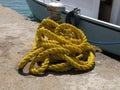 Mooring rope Royalty Free Stock Photo