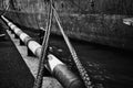 Mooring ropes Royalty Free Stock Photo