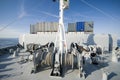 Mooring Station aboard large ship Royalty Free Stock Photo