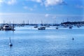 Moorings Sailboats Yachts Padanaram Harbor Dartmouth Massachusetts Royalty Free Stock Photo