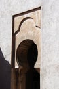 Moorish arch, Malaga castle. Royalty Free Stock Photo