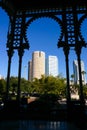 Moorish arch silhouette of the University of Tampa Royalty Free Stock Photo