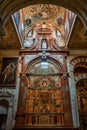 Moorish architecture inside the Mezquita Cathedral in Cordoba, Andalusia, Spain