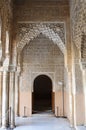 Moorish art and architecture in the Alhambra Royalty Free Stock Photo