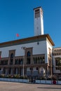 Moorish Art Deco city hall of Casablanca at the square Mohammed V Royalty Free Stock Photo