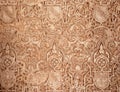 Moorish Carvings of Alhambra Royalty Free Stock Photo