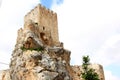 The Moorish Castle of Andalusian town Zuheros Royalty Free Stock Photo