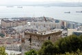 The Moorish Castle`s Tower of Homage in Gibraltar