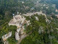 Moorish Castle in Sintra Portugal Royalty Free Stock Photo