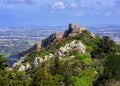 The Moorish castle, Sintra, Portugal Royalty Free Stock Photo