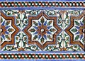 Moorish ceramic tiles Royalty Free Stock Photo