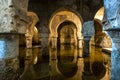 Moorish cistern Aljibe in Caceres. Former mosque under the Muslim rule in Spain