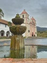 Moorish fountain at Old Mission, Santa Barbara, CA, USA Royalty Free Stock Photo