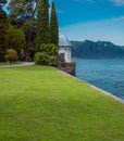 Moorish pavilion at the Garden of Villa Melzi in Bellagio at Lake Como, Italy