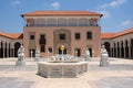 Moorish-style courtyard of the Ralli Museum Royalty Free Stock Photo