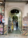 Moorish style passage in the market at Granada, Andalusia, Spain, Espana