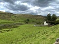 Moorland landscape near, Todmorden, Yorkshire, UK Royalty Free Stock Photo