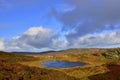 Moorland Loch Landscape of Scottish Hebridean Island Royalty Free Stock Photo