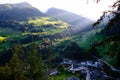 Moos in passeier in Autumn, Village in South Tyrol (Italy)