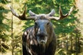 Moose (Alces alces) Royalty Free Stock Photo