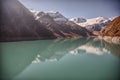 Mooserboden high altitude reservoir, near Kaprun - Zell am See, Austria Royalty Free Stock Photo