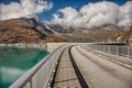 Mooserboden high altitude reservoir, near Kaprun - Zell am See, Austria Royalty Free Stock Photo