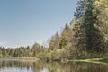 Moosham pond in Upper Bavaria