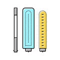 mop cleaning accessory for washing floor color icon vector illustration