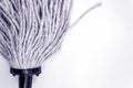 A MOP made of loose ropes without a floor-cleaning stick. New, dry, clean MOP Royalty Free Stock Photo