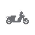 Moped icon. Simple element illustration. Moped symbol design from Transport collection set. Can be used for web and mobile Royalty Free Stock Photo