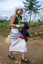 Galo kids ready for particiate in Mopin festival. Royalty Free Stock Photo